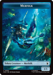 Merfolk // Doombot Double-Sided Token [Marvel Super Heroes Tokens] | Shuffle n Cut Hobbies & Games