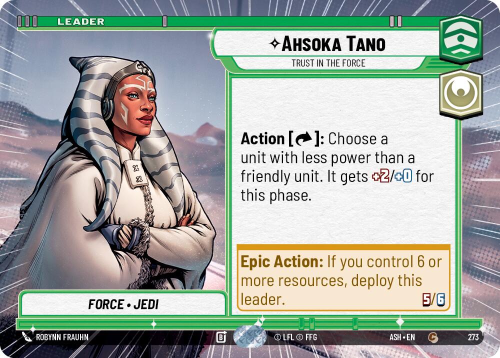 Ahsoka Tano - Trust in the Force (273) (Hyperspace) (273) [Ashes of the Empire] | Shuffle n Cut Hobbies & Games