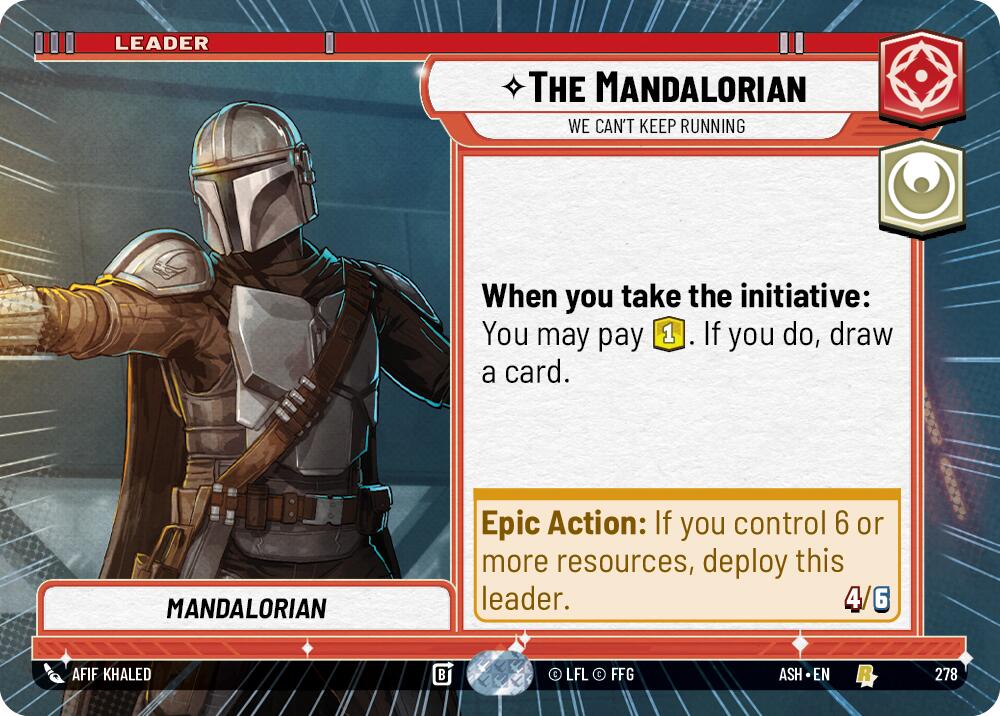 The Mandalorian - We Can't Keep Running (278) (Hyperspace) (278) [Ashes of the Empire] | Shuffle n Cut Hobbies & Games