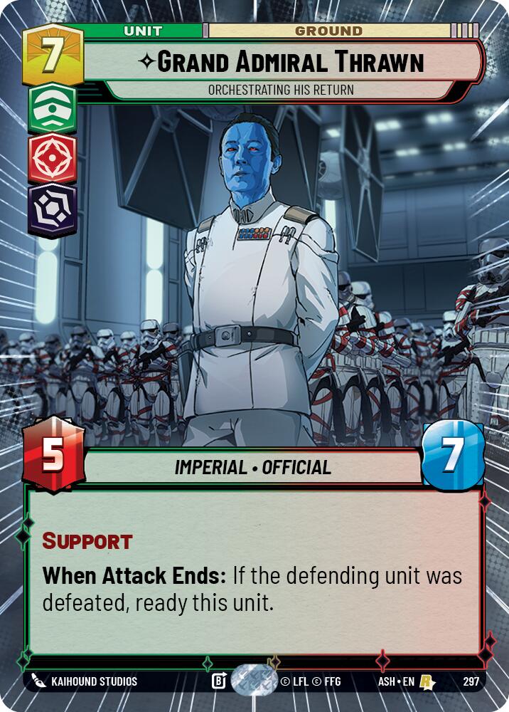 Grand Admiral Thrawn - Orchestrating His Return (297) (Hyperspace) (297) [Ashes of the Empire] | Shuffle n Cut Hobbies & Games