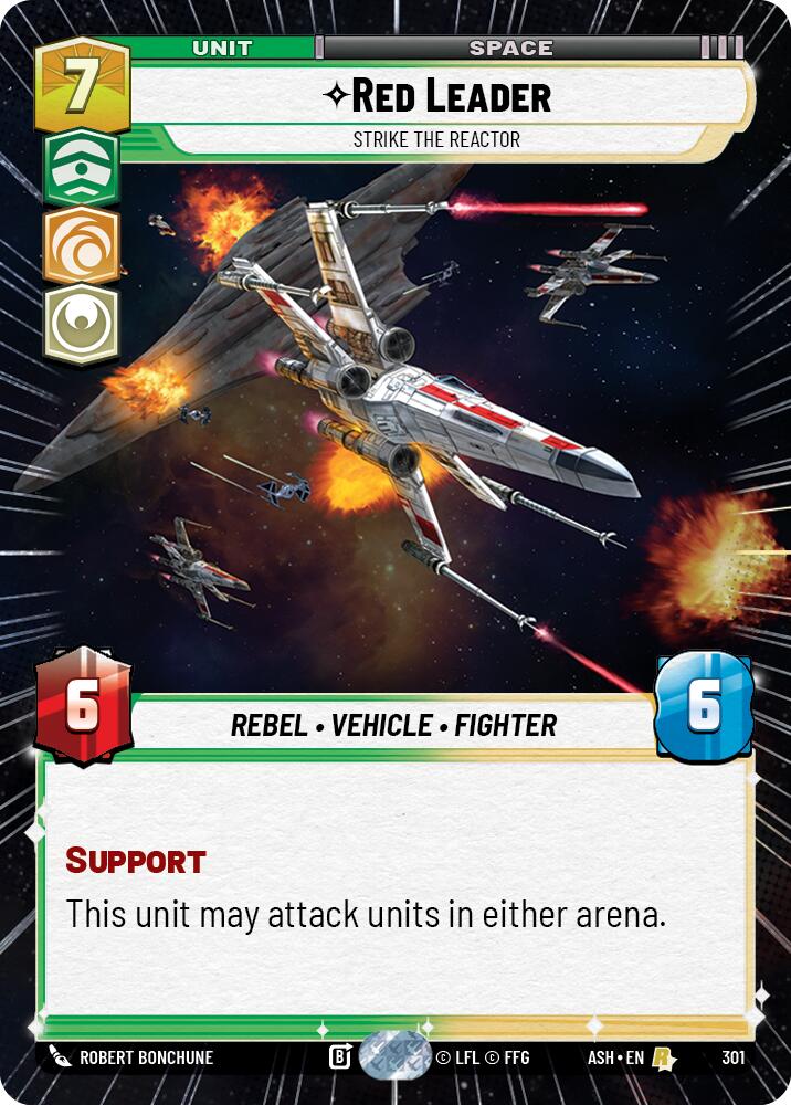 Red Leader - Strike the Reactor (301) (Hyperspace) (301) [Ashes of the Empire] | Shuffle n Cut Hobbies & Games