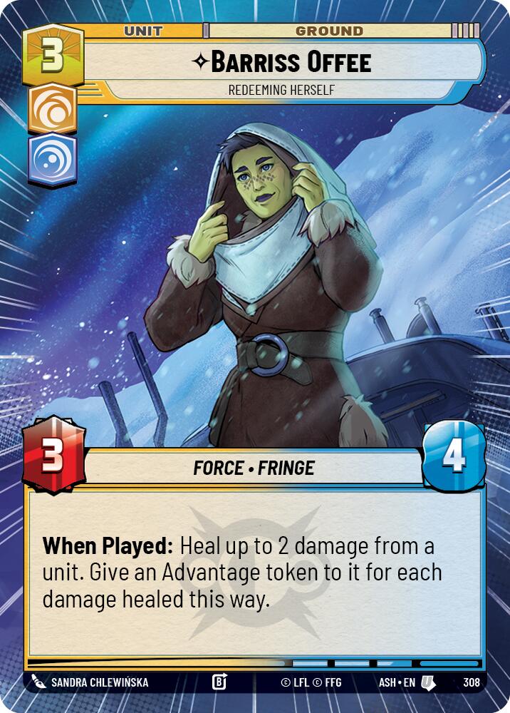 Barriss Offee - Redeeming Herself (308) (Hyperspace) (308) [Ashes of the Empire] | Shuffle n Cut Hobbies & Games