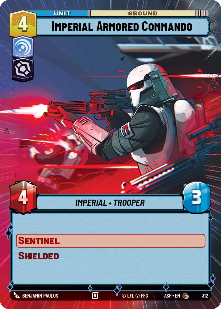 Imperial Armored Commando (312) (Hyperspace) (312) [Ashes of the Empire] | Shuffle n Cut Hobbies & Games