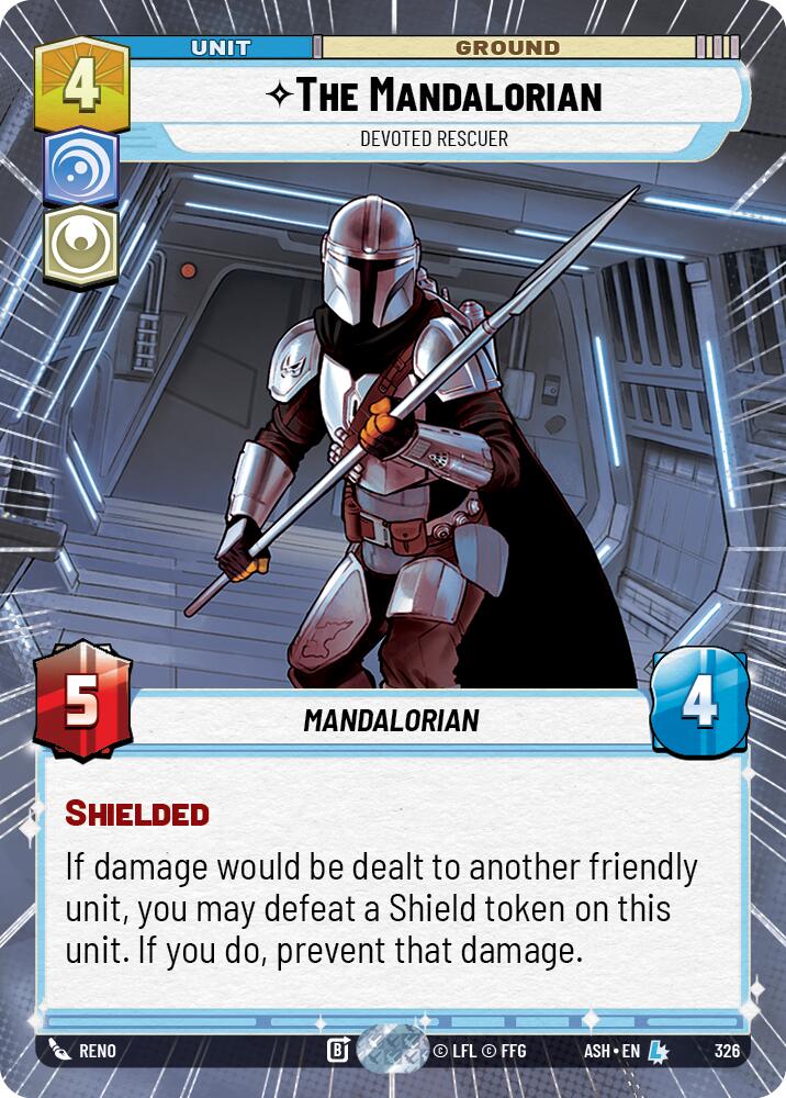 The Mandalorian - Devoted Rescuer (326) (Hyperspace) (326) [Ashes of the Empire] | Shuffle n Cut Hobbies & Games