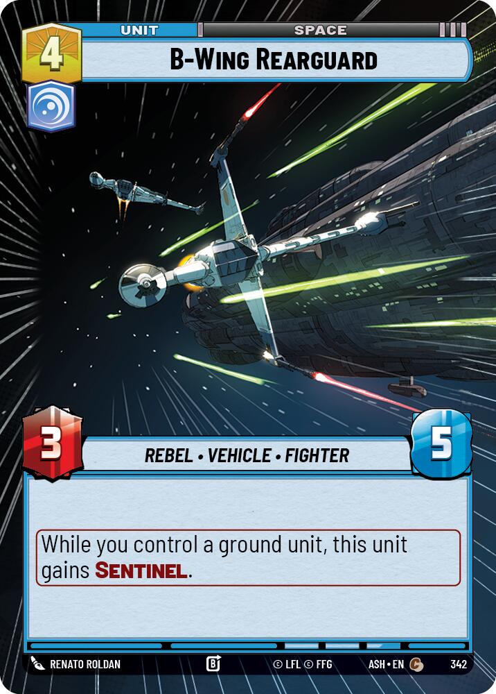 B-Wing Rearguard (342) (Hyperspace) (342) [Ashes of the Empire] | Shuffle n Cut Hobbies & Games