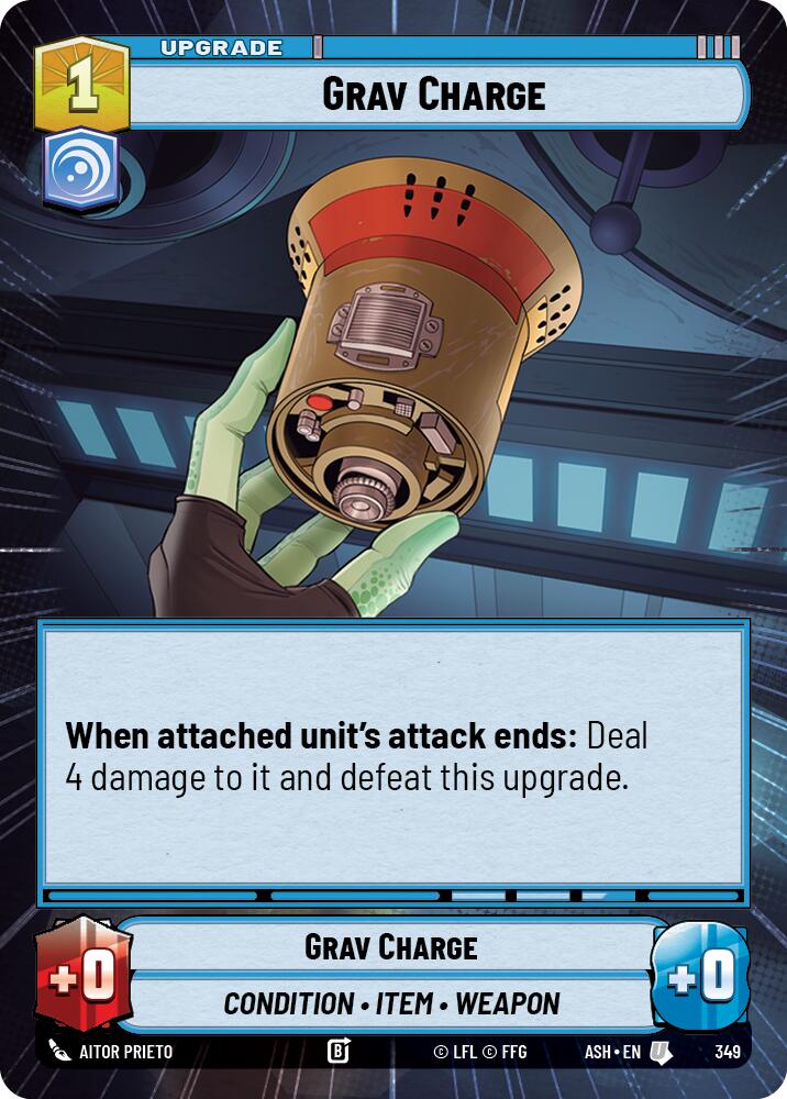 Grav Charge (349) (Hyperspace) (349) [Ashes of the Empire] | Shuffle n Cut Hobbies & Games