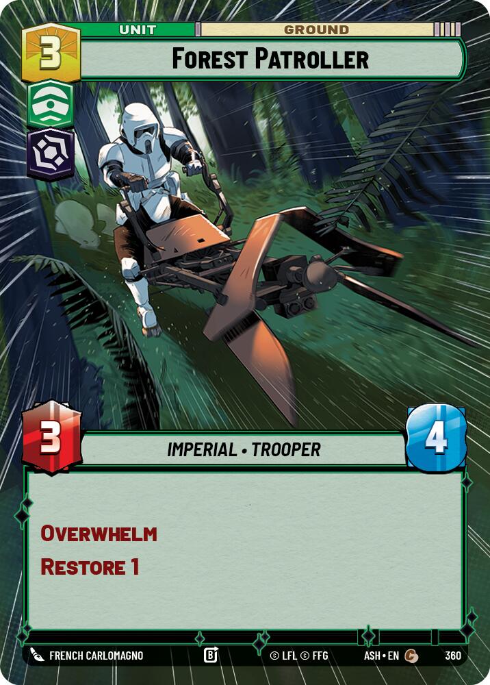 Forest Patroller (360) (Hyperspace) (360) [Ashes of the Empire] | Shuffle n Cut Hobbies & Games