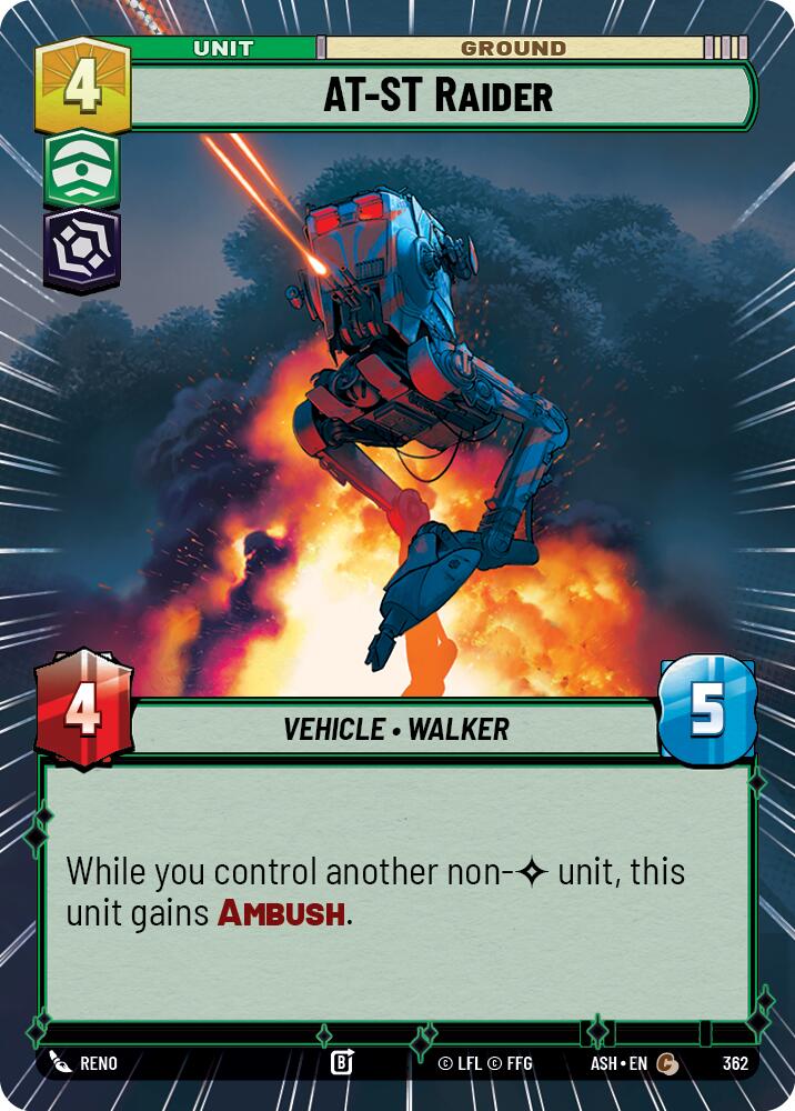AT-ST Raider (362) (Hyperspace) (362) [Ashes of the Empire] | Shuffle n Cut Hobbies & Games