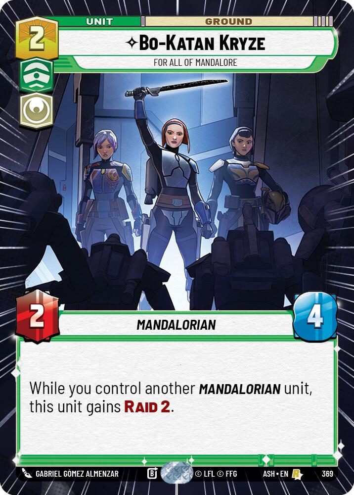 Bo-Katan Kryze - For All of Mandalore (369) (Hyperspace) (369) [Ashes of the Empire] | Shuffle n Cut Hobbies & Games