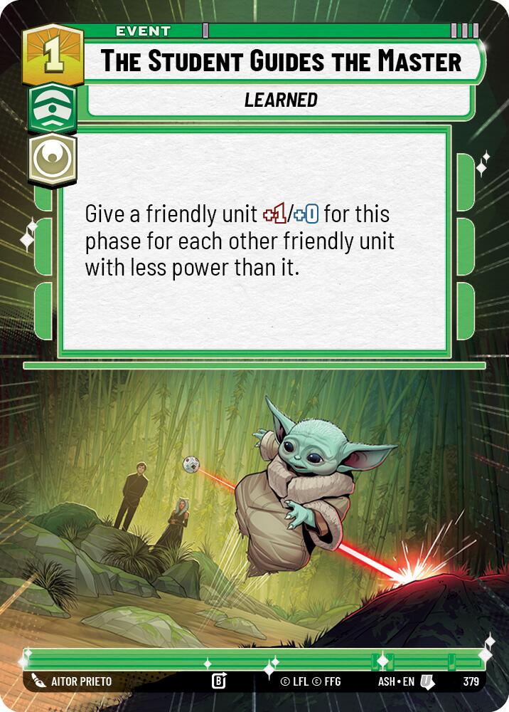 The Student Guides the Master (379) (Hyperspace) (379) [Ashes of the Empire] | Shuffle n Cut Hobbies & Games
