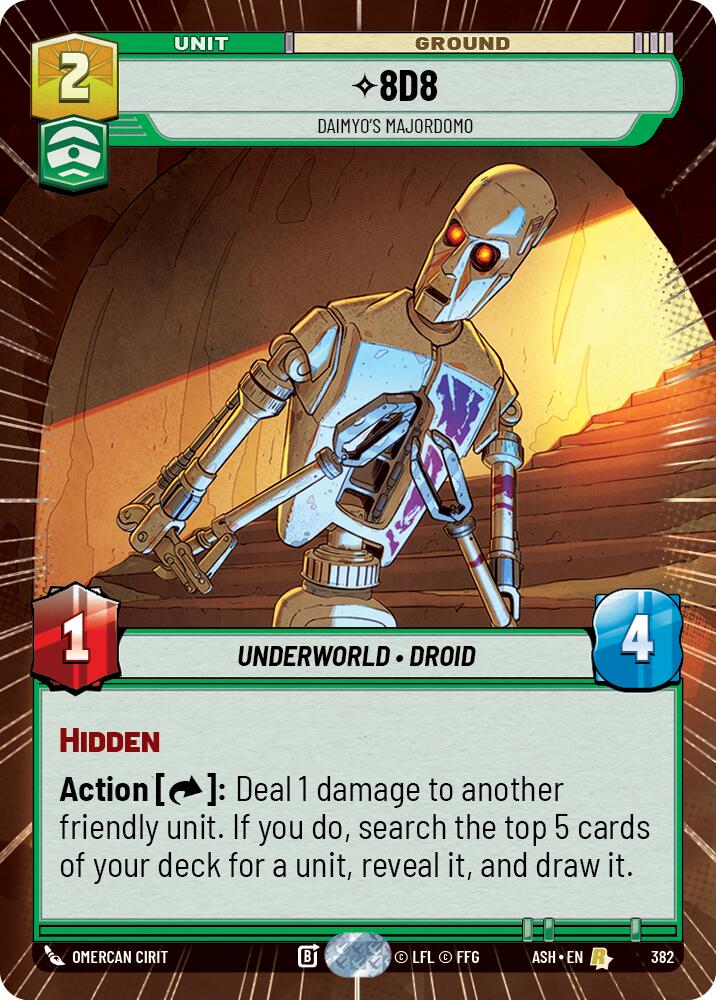 8D8 - Daimyo's Majordomo (382) (Hyperspace) (382) [Ashes of the Empire] | Shuffle n Cut Hobbies & Games