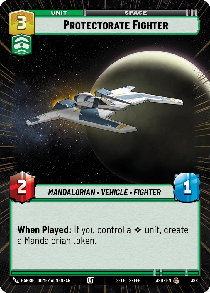 Protectorate Fighter (388) (Hyperspace) (388) [Ashes of the Empire] | Shuffle n Cut Hobbies & Games