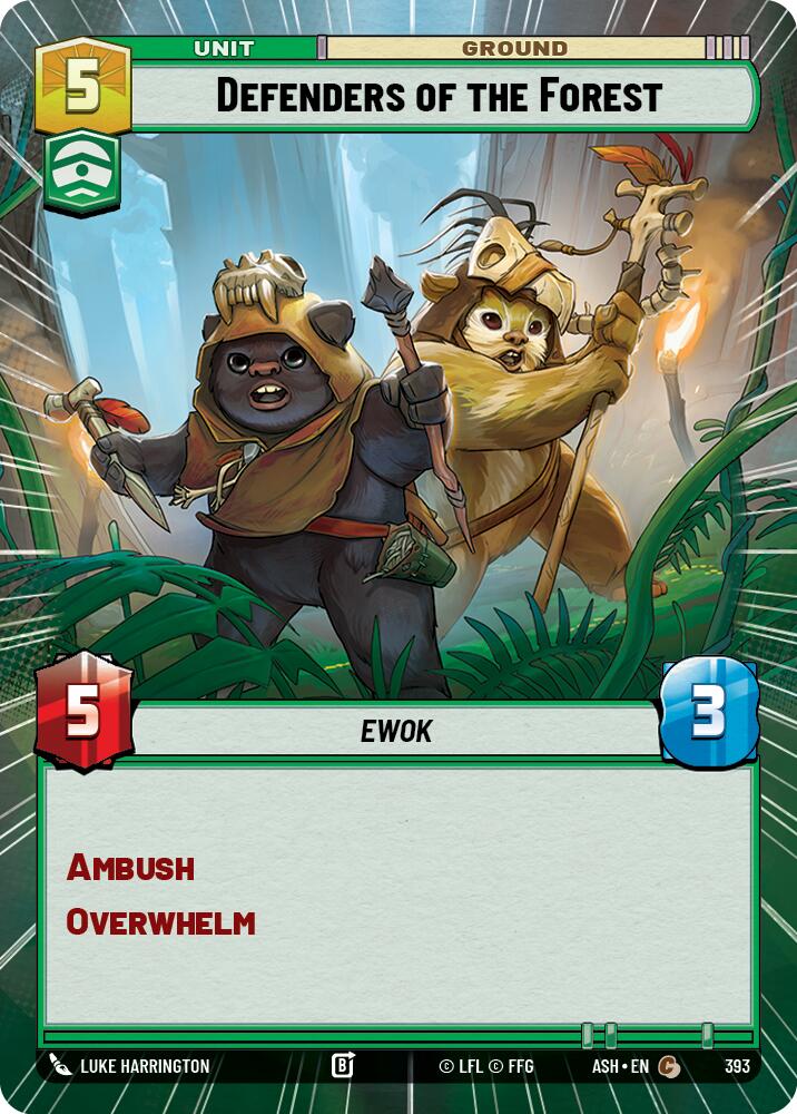 Defenders of the Forest (393) (Hyperspace) (393) [Ashes of the Empire] | Shuffle n Cut Hobbies & Games