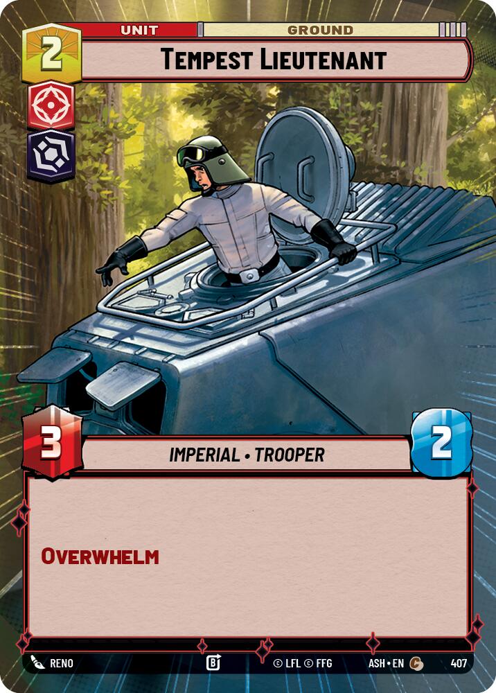 Tempest Lieutenant (407) (Hyperspace) (407) [Ashes of the Empire] | Shuffle n Cut Hobbies & Games