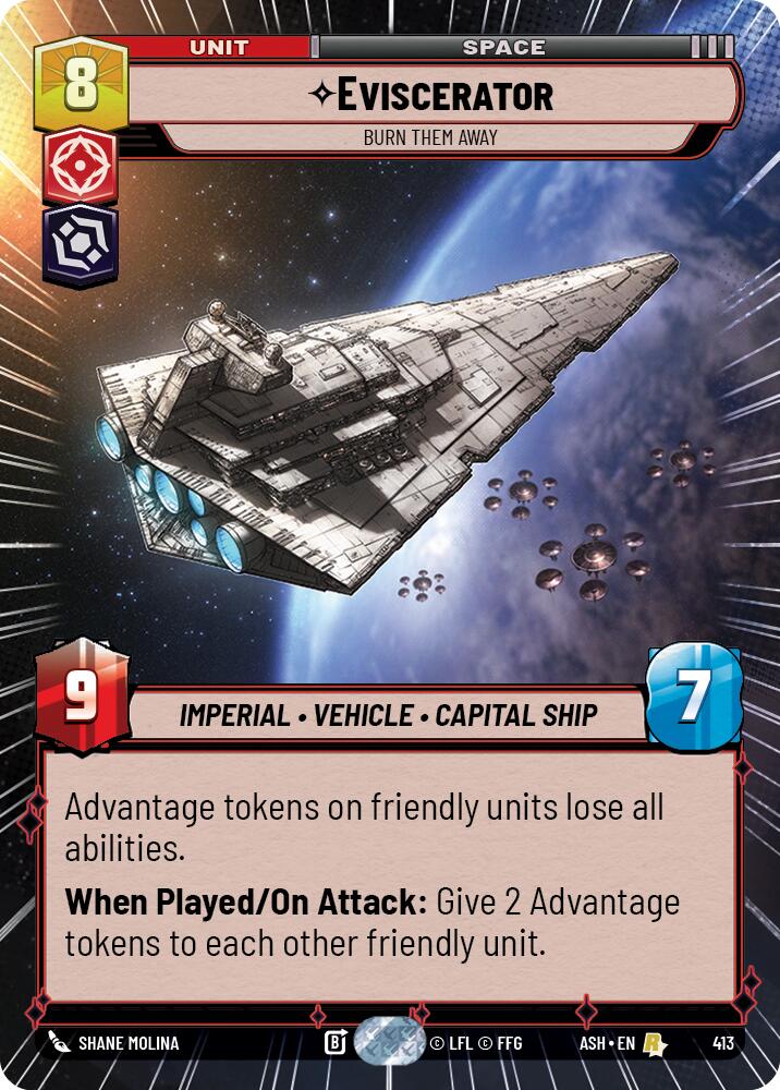 Eviscerator - Burn Them Away (413) (Hyperspace) (413) [Ashes of the Empire] | Shuffle n Cut Hobbies & Games