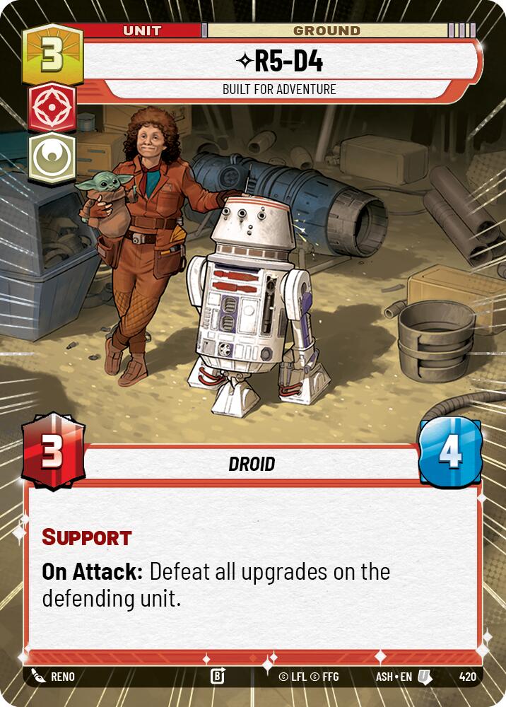 R5-D4 - Built for Adventure (420) (Hyperspace) (420) [Ashes of the Empire] | Shuffle n Cut Hobbies & Games