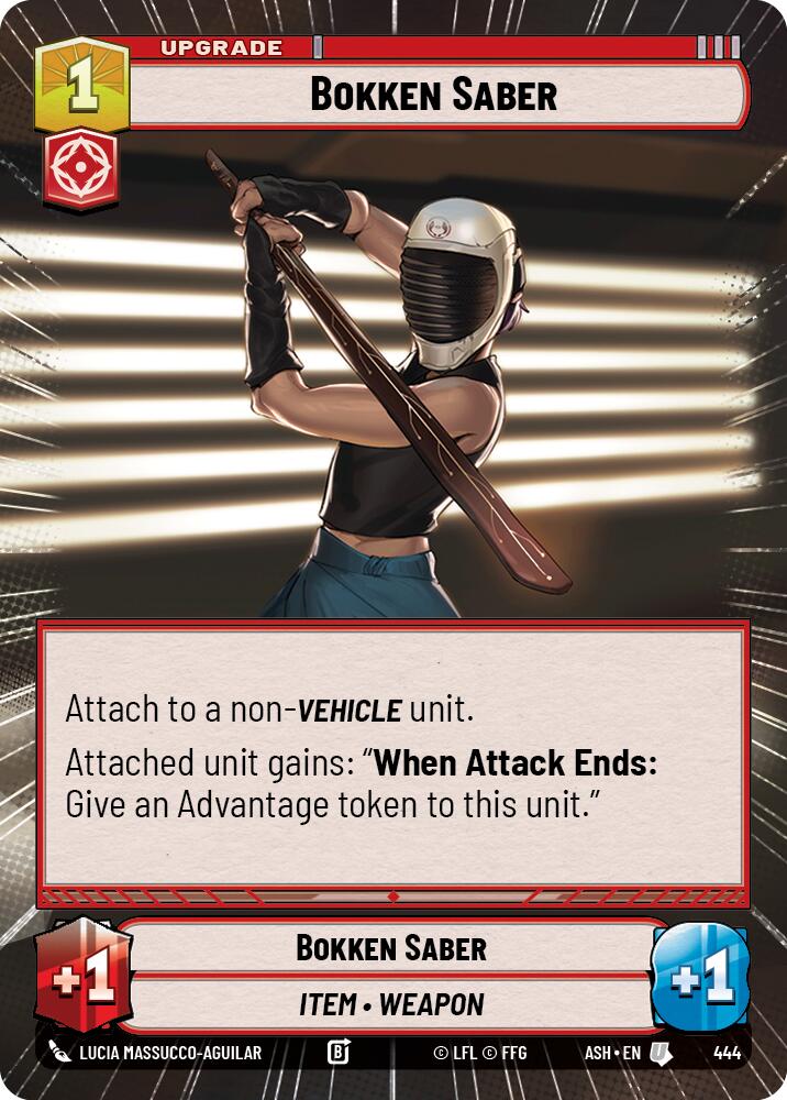 Bokken Saber (444) (Hyperspace) (444) [Ashes of the Empire] | Shuffle n Cut Hobbies & Games