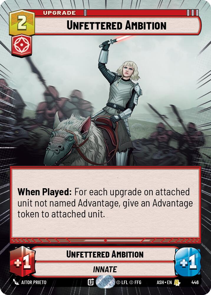 Unfettered Ambition (446) (Hyperspace) (446) [Ashes of the Empire] | Shuffle n Cut Hobbies & Games