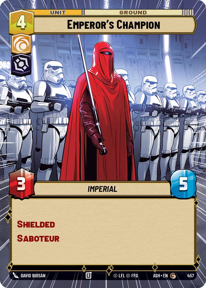 Emperor's Champion (457) (Hyperspace) (457) [Ashes of the Empire] | Shuffle n Cut Hobbies & Games