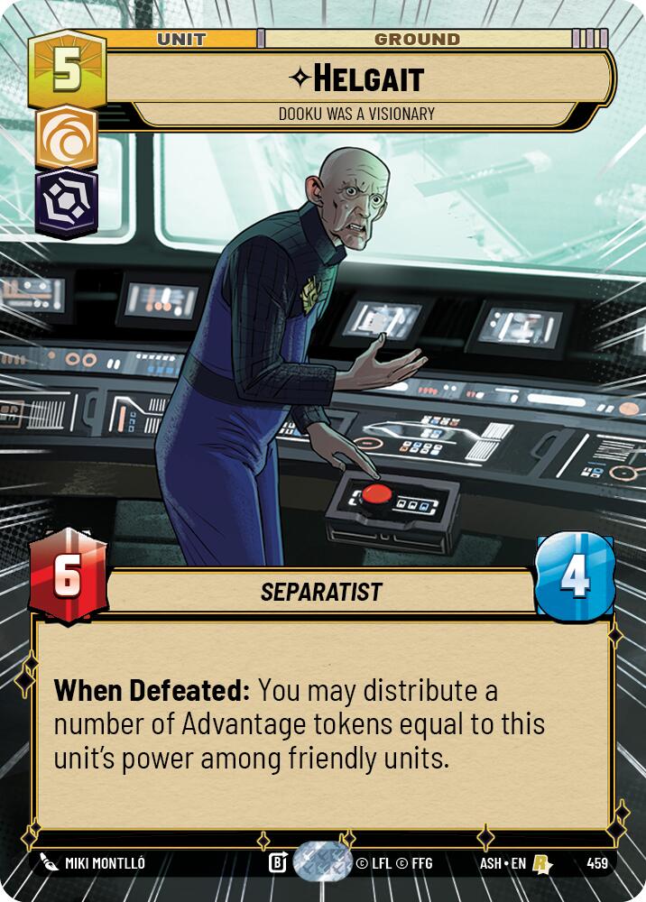 Helgait - Dooku Was a Visionary (459) (Hyperspace) (459) [Ashes of the Empire] | Shuffle n Cut Hobbies & Games