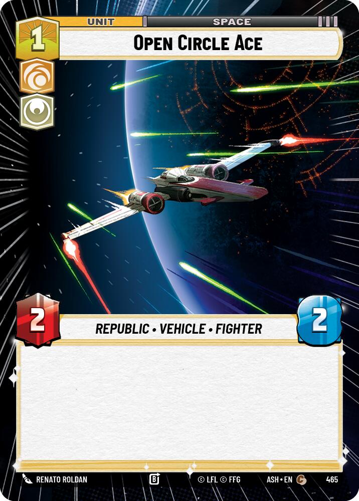 Open Circle Ace (465) (Hyperspace) (465) [Ashes of the Empire] | Shuffle n Cut Hobbies & Games