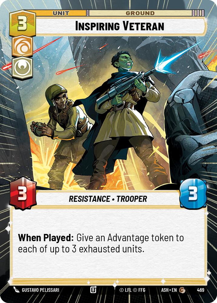 Inspiring Veteran (469) (Hyperspace) (469) [Ashes of the Empire] | Shuffle n Cut Hobbies & Games