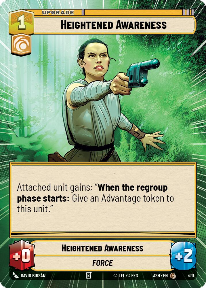 Heightened Awareness (491) (Hyperspace) (491) [Ashes of the Empire] | Shuffle n Cut Hobbies & Games