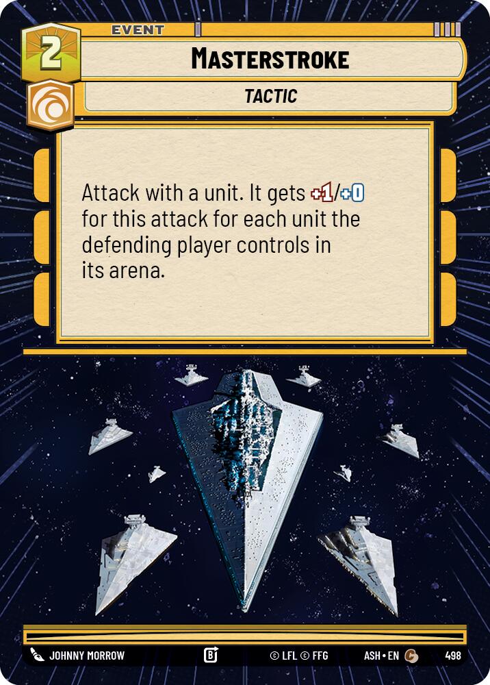 Masterstroke (498) (Hyperspace) (498) [Ashes of the Empire] | Shuffle n Cut Hobbies & Games