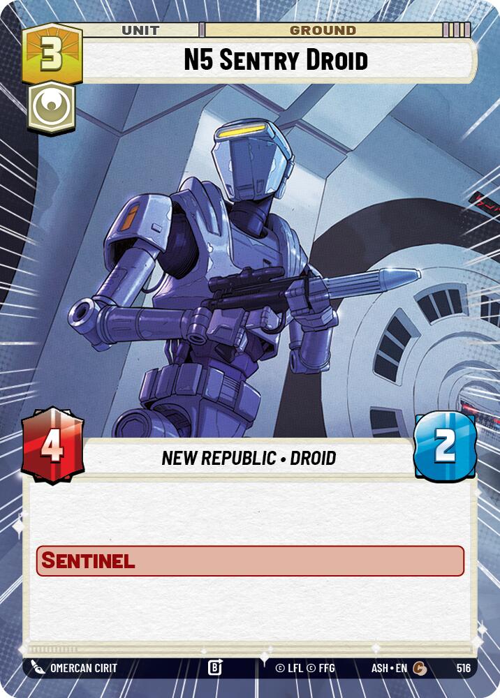 N5 Sentry Droid (516) (Hyperspace) (516) [Ashes of the Empire] | Shuffle n Cut Hobbies & Games