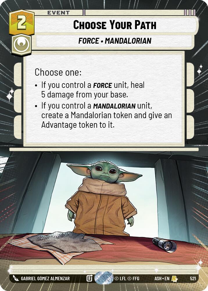 Choose Your Path (521) (Hyperspace) (521) [Ashes of the Empire] | Shuffle n Cut Hobbies & Games