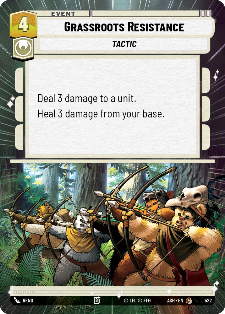 Grassroots Resistance (522) (Hyperspace) (522) [Ashes of the Empire] | Shuffle n Cut Hobbies & Games