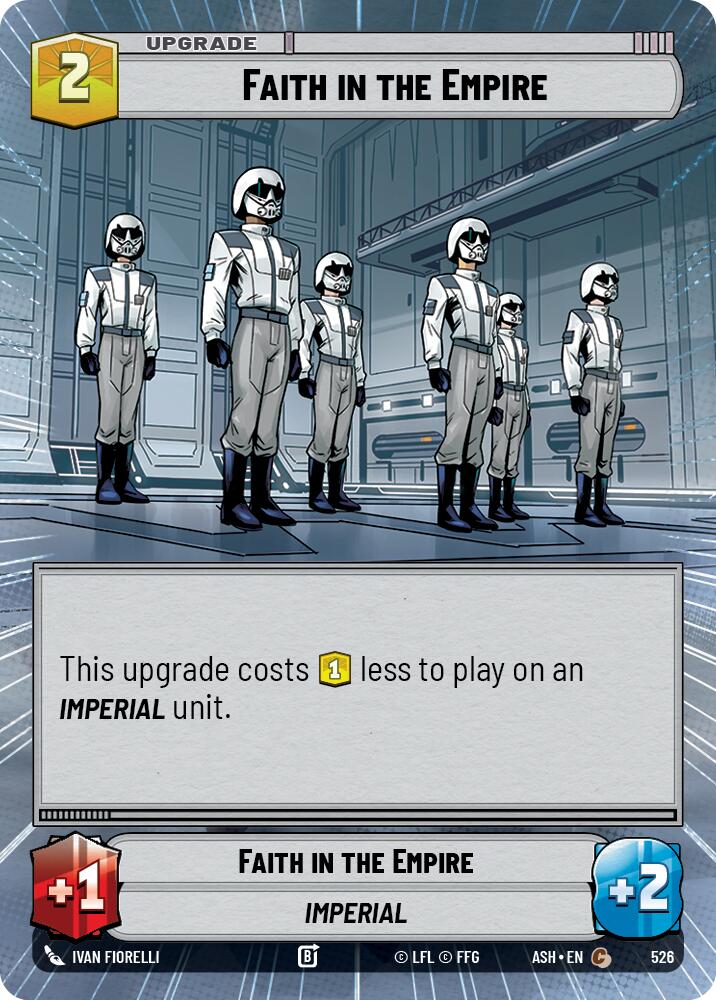 Faith in the Empire (526) (Hyperspace) (526) [Ashes of the Empire] | Shuffle n Cut Hobbies & Games
