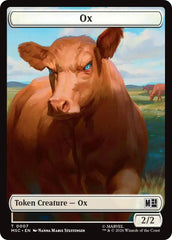 Ox // Vibranium Double-Sided Token [Marvel Super Heroes Commander Tokens] | Shuffle n Cut Hobbies & Games
