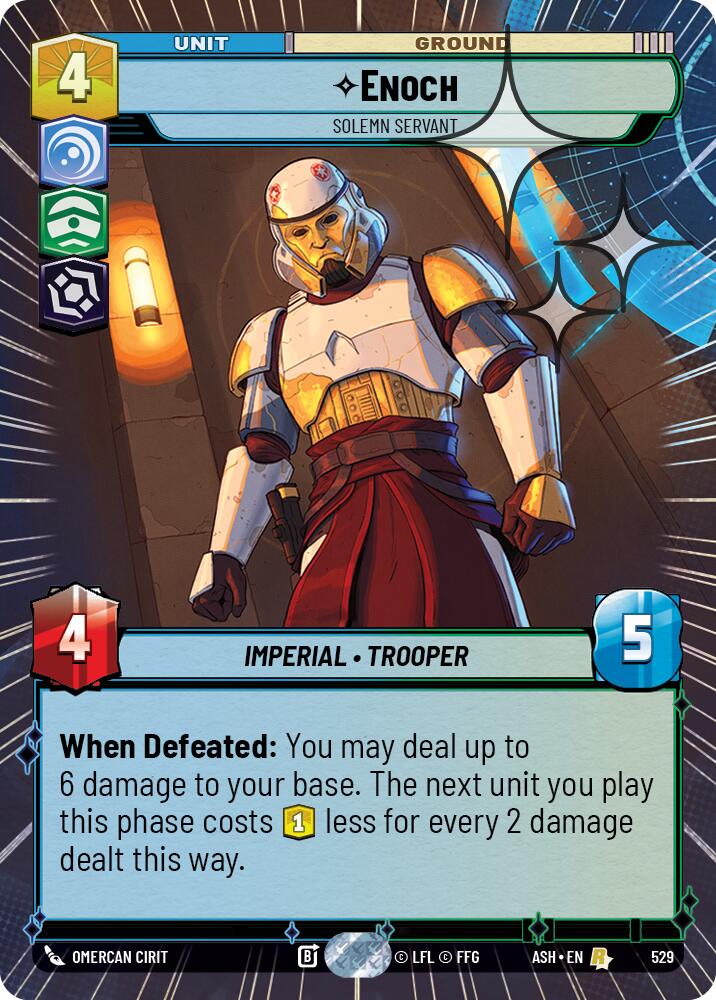 Enoch - Solemn Servant (529) (Hyperspace Foil) (529) [Ashes of the Empire] | Shuffle n Cut Hobbies & Games