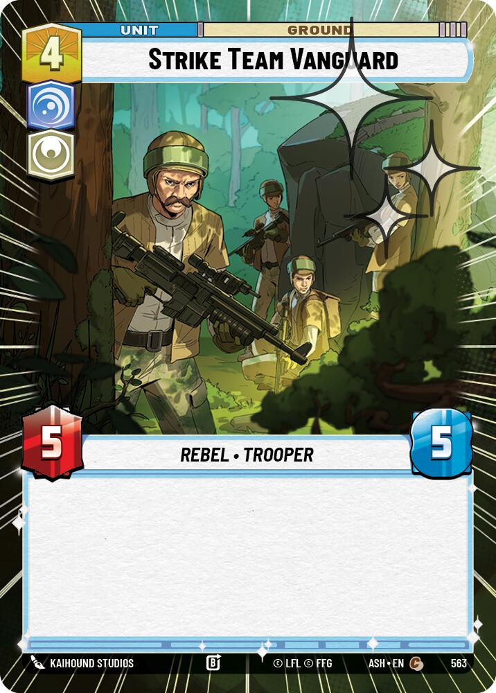 Strike Team Vanguard (563) (Hyperspace Foil) (563) [Ashes of the Empire] | Shuffle n Cut Hobbies & Games