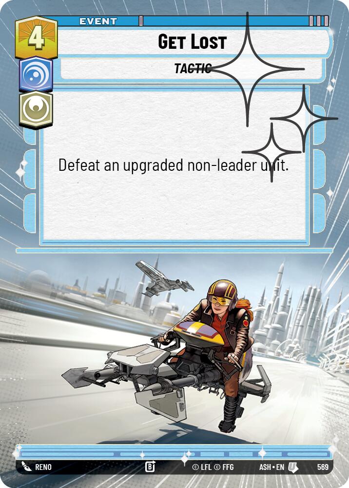 Get Lost (569) (Hyperspace Foil) (569) [Ashes of the Empire] | Shuffle n Cut Hobbies & Games