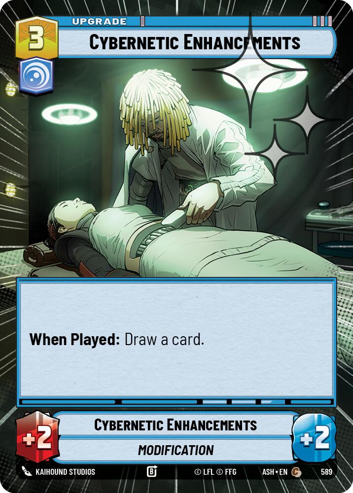 Cybernetic Enhancements (589) (Hyperspace Foil) (589) [Ashes of the Empire] | Shuffle n Cut Hobbies & Games