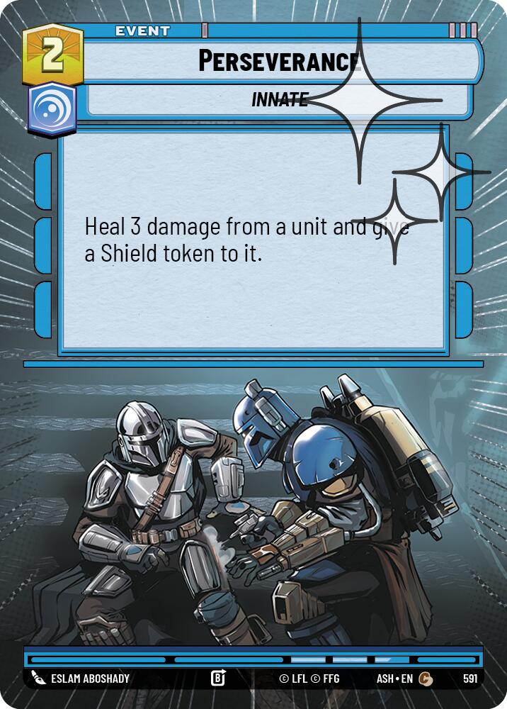 Perseverance (591) (Hyperspace Foil) (591) [Ashes of the Empire] | Shuffle n Cut Hobbies & Games