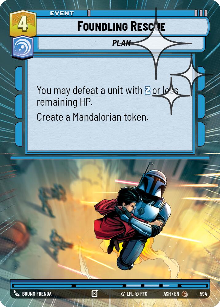 Foundling Rescue (594) (Hyperspace Foil) (594) [Ashes of the Empire] | Shuffle n Cut Hobbies & Games