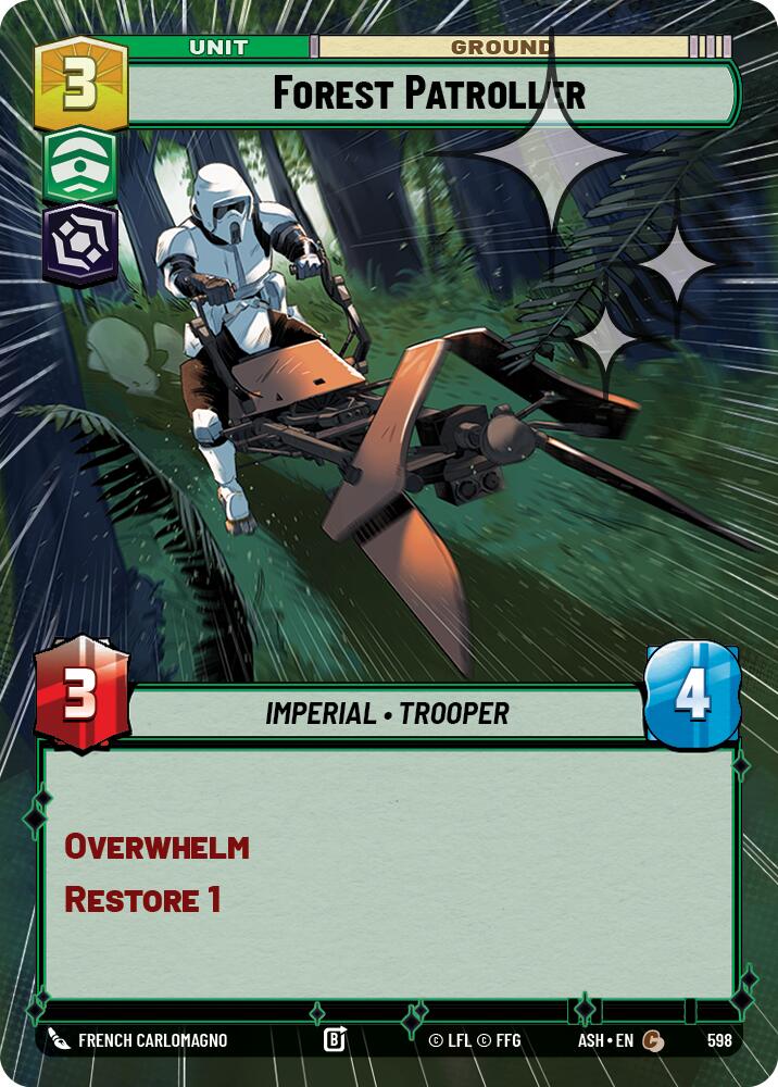 Forest Patroller (598) (Hyperspace Foil) (598) [Ashes of the Empire] | Shuffle n Cut Hobbies & Games