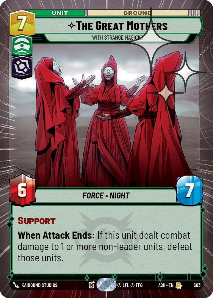 The Great Mothers - With Strange Magicks (603) (Hyperspace Foil) (603) [Ashes of the Empire] | Shuffle n Cut Hobbies & Games