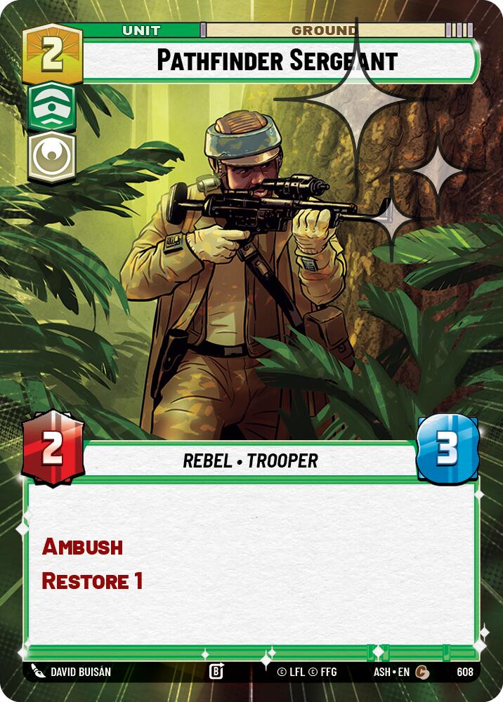 Pathfinder Sergeant (608) (Hyperspace Foil) (608) [Ashes of the Empire] | Shuffle n Cut Hobbies & Games