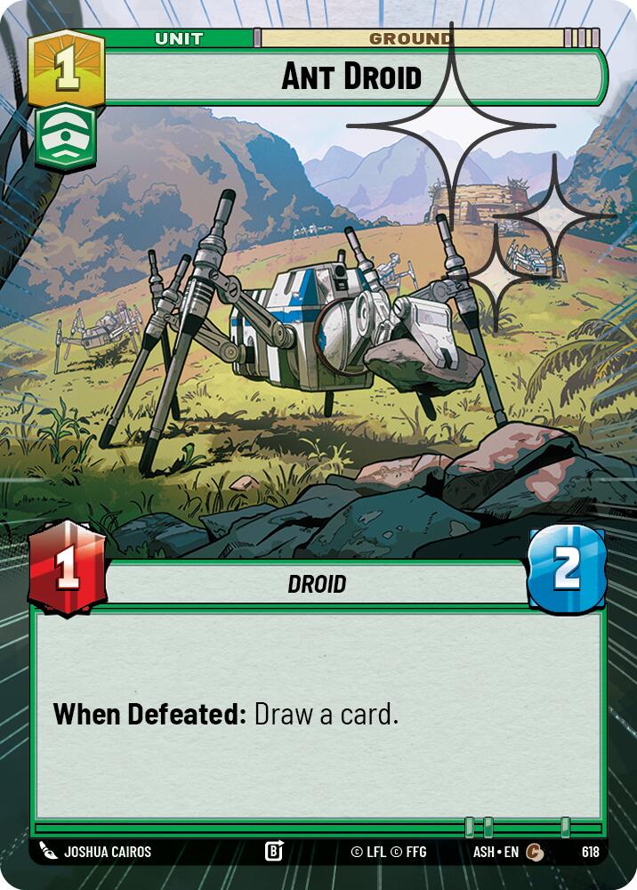 Ant Droid (618) (Hyperspace Foil) (618) [Ashes of the Empire] | Shuffle n Cut Hobbies & Games