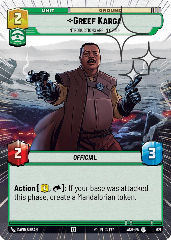 Greef Karga - Introductions are in Order (621) (Hyperspace Foil) (621) [Ashes of the Empire] | Shuffle n Cut Hobbies & Games