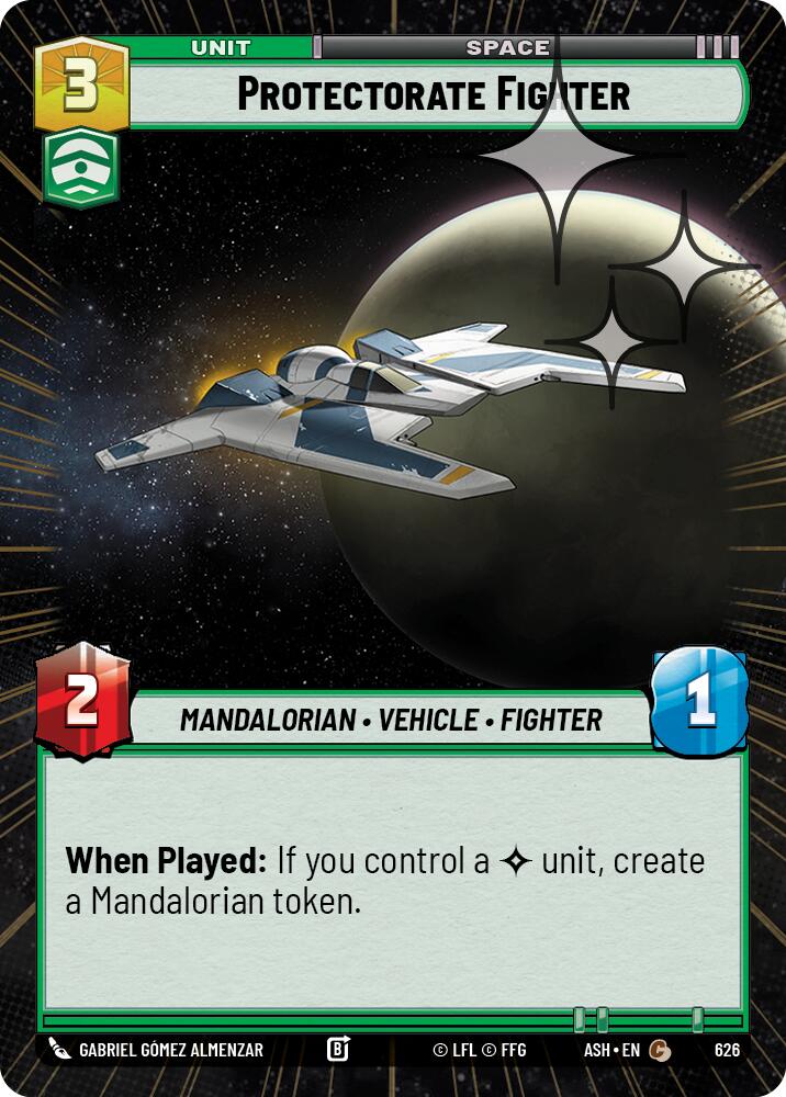 Protectorate Fighter (626) (Hyperspace Foil) (626) [Ashes of the Empire] | Shuffle n Cut Hobbies & Games