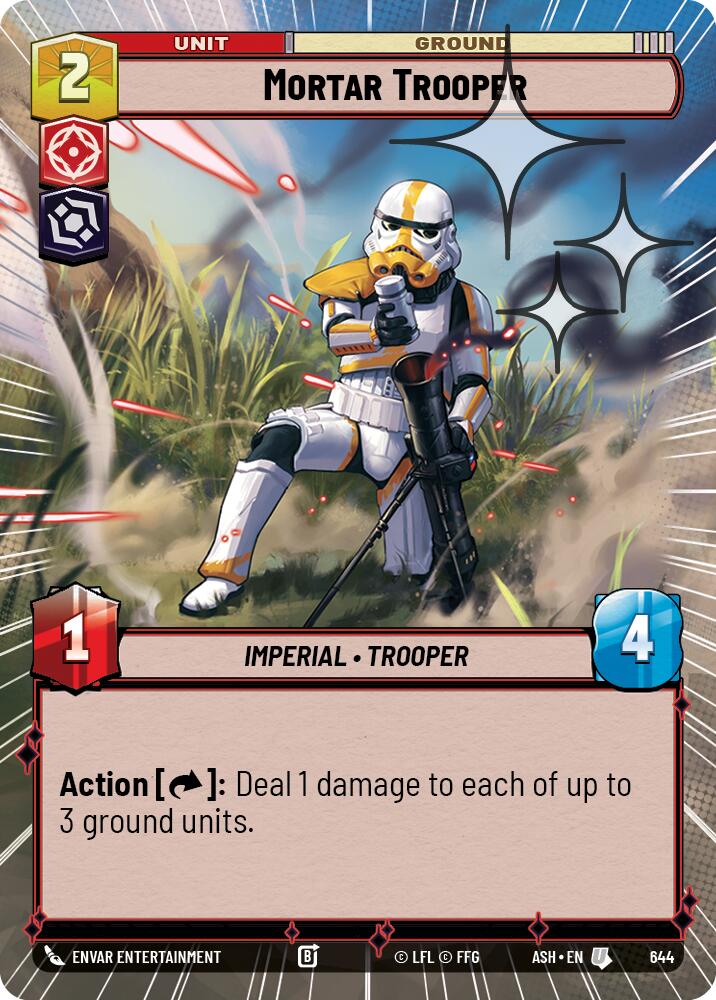 Mortar Trooper (644) (Hyperspace Foil) (644) [Ashes of the Empire] | Shuffle n Cut Hobbies & Games