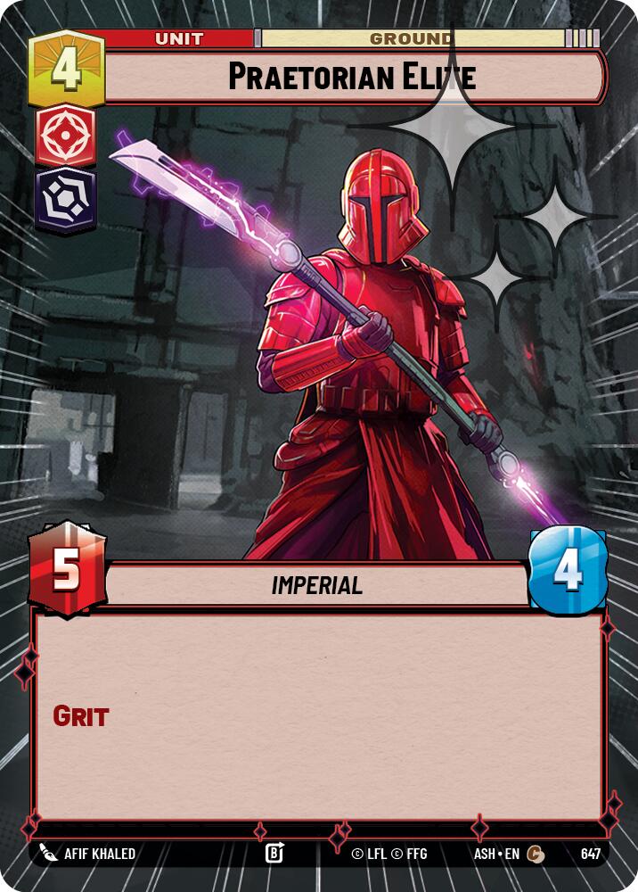 Praetorian Elite (647) (Hyperspace Foil) (647) [Ashes of the Empire] | Shuffle n Cut Hobbies & Games