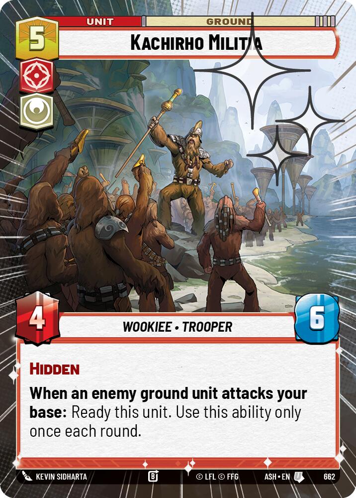 Kachirho Militia (662) (Hyperspace Foil) (662) [Ashes of the Empire] | Shuffle n Cut Hobbies & Games