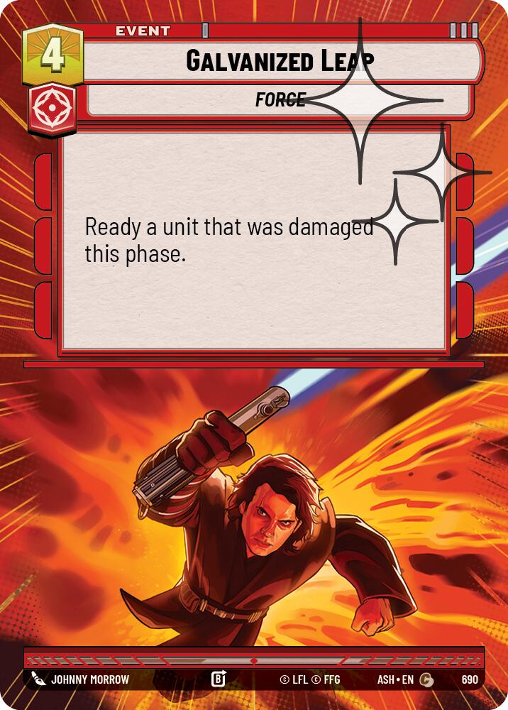 Galvanized Leap (690) (Hyperspace Foil) (690) [Ashes of the Empire] | Shuffle n Cut Hobbies & Games