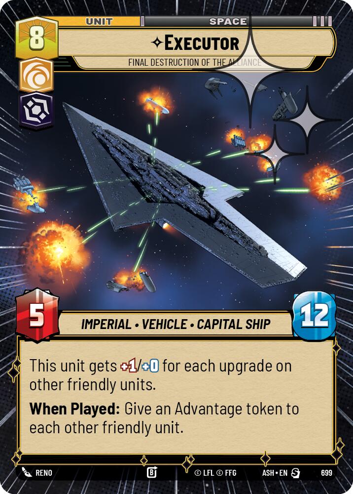 Executor - Final Destruction of the Alliance (699) (Hyperspace Foil) (699) [Ashes of the Empire] | Shuffle n Cut Hobbies & Games
